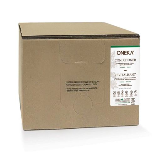 Oneka Conditioner, Cedar & Sage, Bulk Refill (bag-in-box), 9.75l