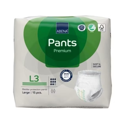 Abena Pants L3 Premium Ultra Heavy Abs Large, 15's