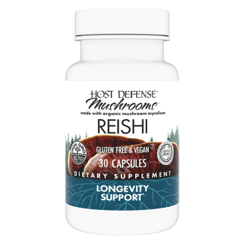 Host Defense Reishi (Ganoderma Lucidum) Capsules, 30 caps