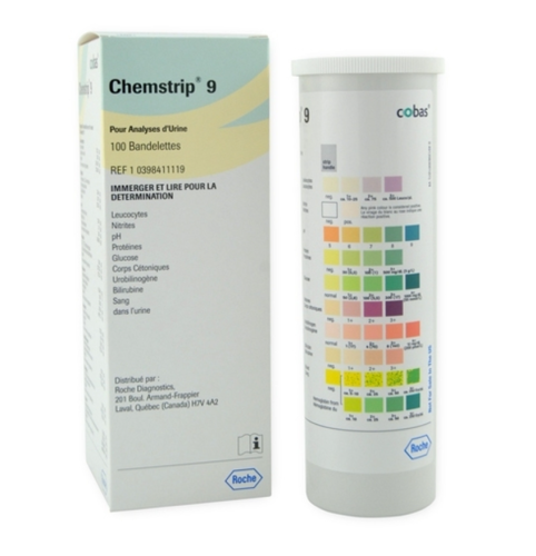 Roche Chemstrip 9 Urine Strips 100