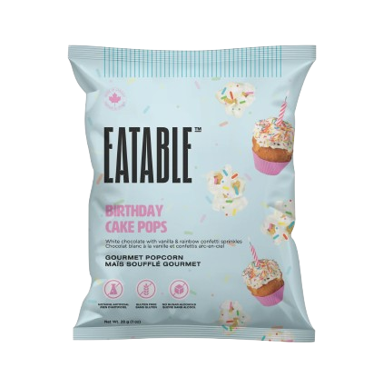 Eatable Birthday Cake Pops, 28g/12pk