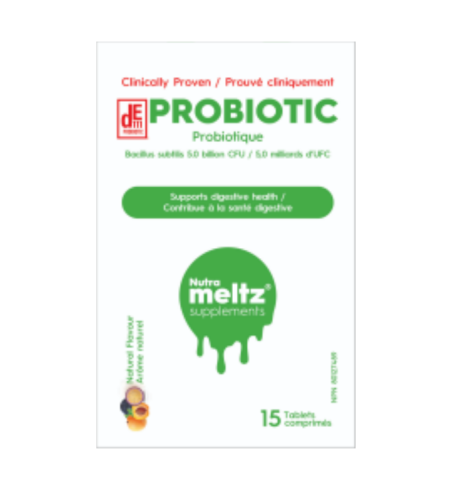 Nutrameltz DE111® Probiotic - 5 Billion CFU, 12 x 15tab