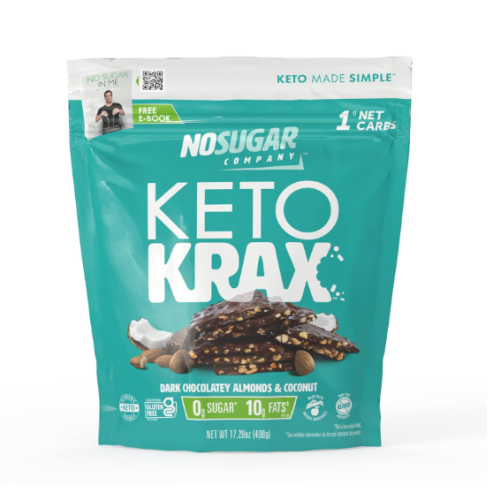 No Sugar Company Keto Krax Ch Almond & Coco, 245g