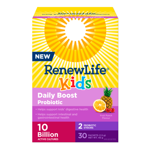 Renew Life Kids Daily Boost Probiotic, 30 sachets