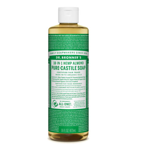 Dr. Bronner's Almond Pure-Castile Soap, 473ml