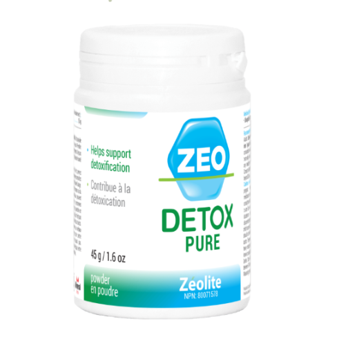 ZeoDetox Pure, Powder, Bottle with Measuring Spoon, 45g/1.6oz