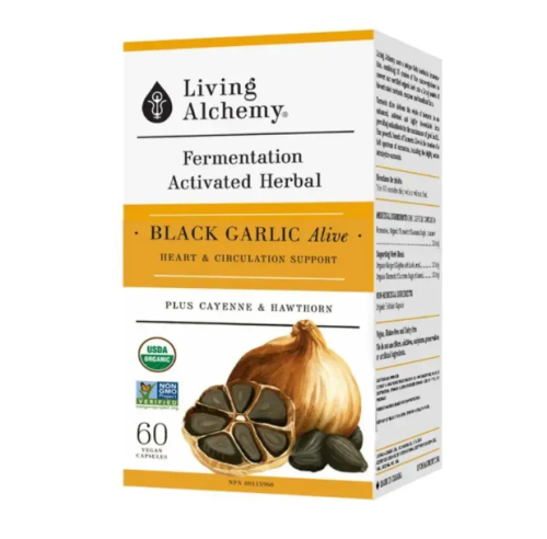 Living Alchemy Black Garlic Alive, 60 vcaps