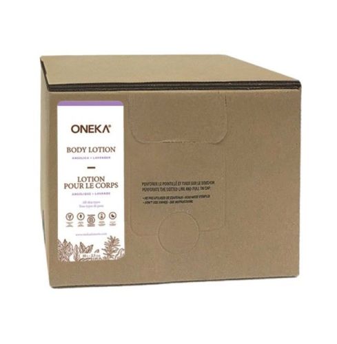 Oneka Body Lotion, Angelica & Lavender, Bulk Refill (bag-in-box), 9.75l