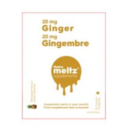 Nutrameltz Ginger - 20mg, 12 x 15tab