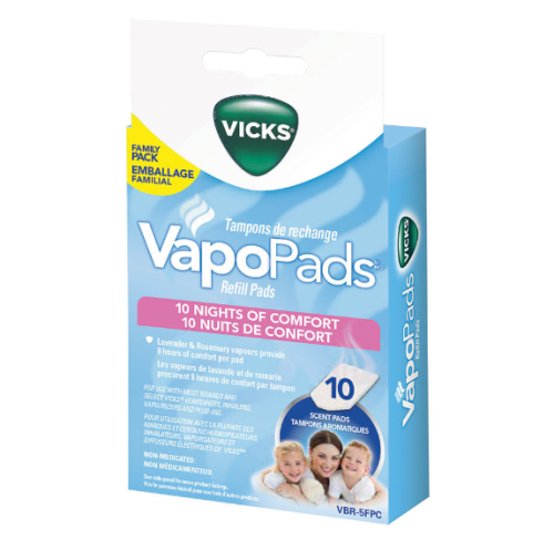 Vicks Vapopads Lavender & Rosemary Vbr-5fpc 10