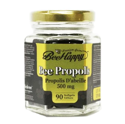 Bee Happy Bee Propolis (500mg), 90 Softgels