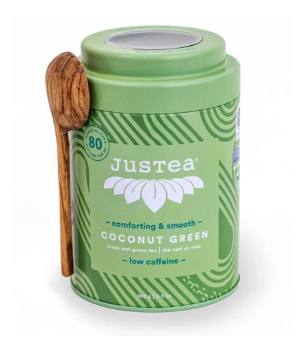 JusTea Golden Green - Loose Leaf Green Tea, 6 x 100g