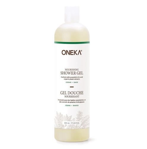 Oneka Shower Gel (Body Wash), Cedar Sage, 500ml