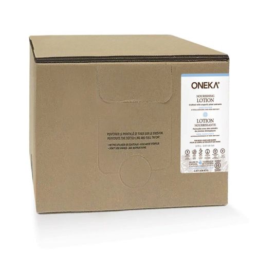Oneka Body Lotion, Unscented, Bulk Refill (bag-in-box), 9.75l
