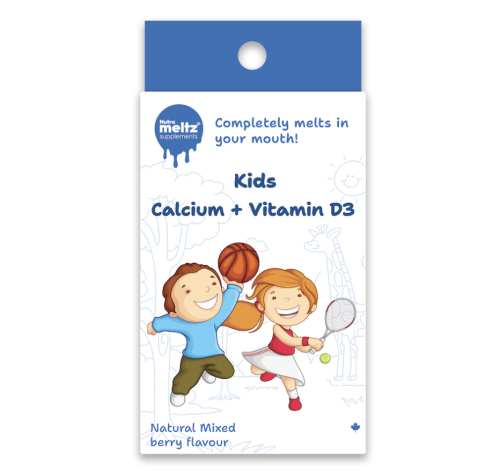 Nutrameltz KIDS Calcium + Vitamin D3, 12 x 15tab