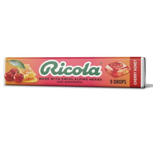 Ricola Lozenges Cherry Honey Stick, 32g