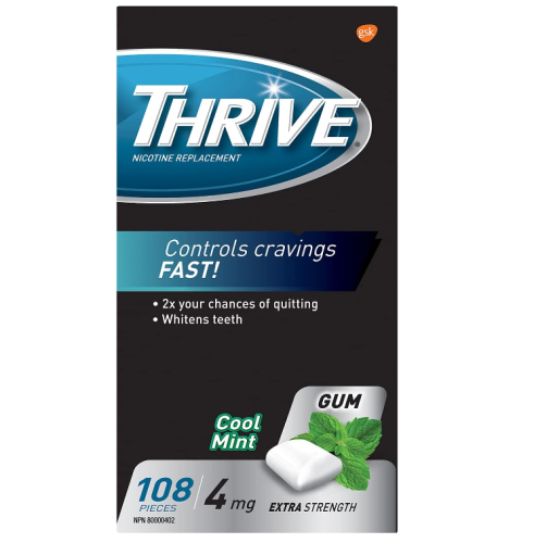 Thrive Gum 4mg Nicotine Mint 108