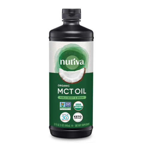Nutiva Organic Liquid MCT Coconut Oil, 946ml