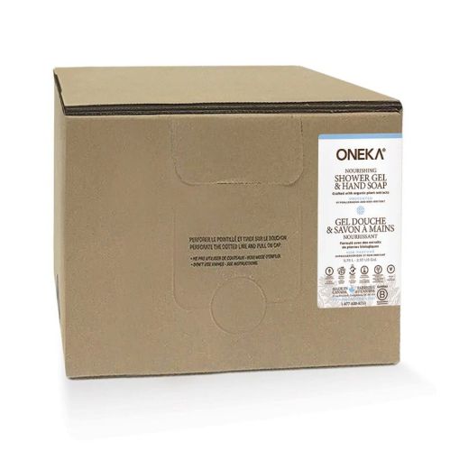 Oneka Shower Gel (Body Wash), Unscented, Bulk Refill (bag-in-box), 9.75l