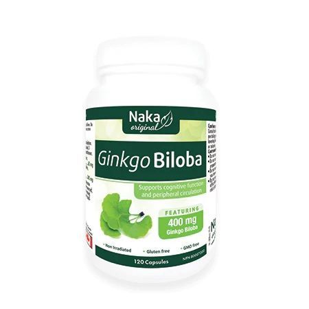 Naka Original Ginkgo Biloba, 120 Capsules