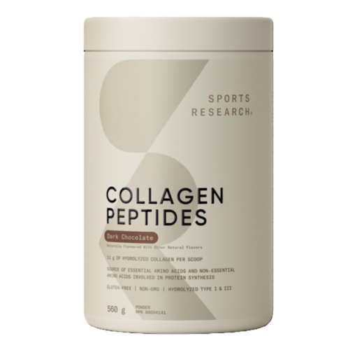 Sports Research Collagen Peptides Dark Chocolate, 560g