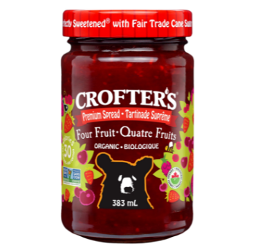 Crofter's Organic 4 Fruit Spread, 383mL