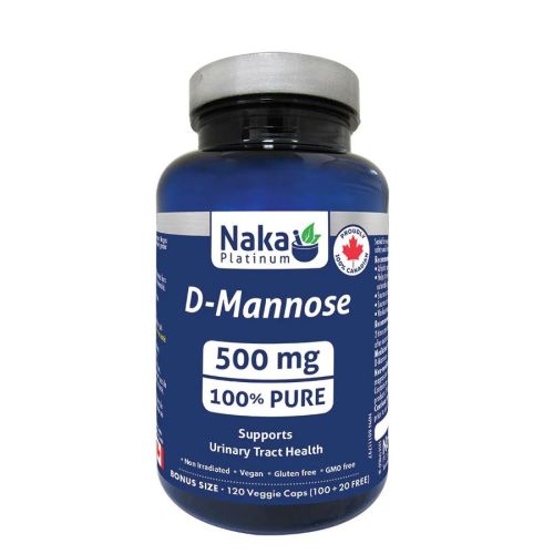 Naka Platinum D-mannose, 120 V-Capsules