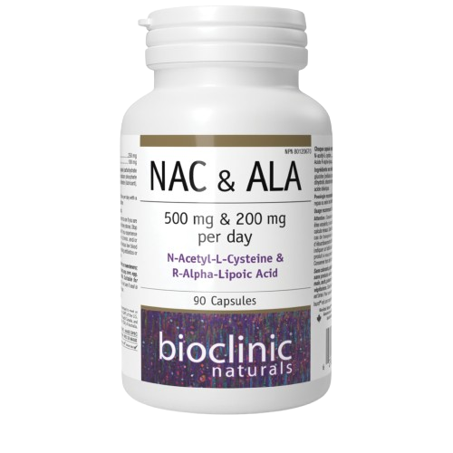 Bioclinic Naturals NAC & ALA, 90 Capsules