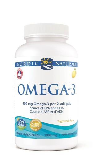 Nordic Naturals Omega 3 (lemon), 120's