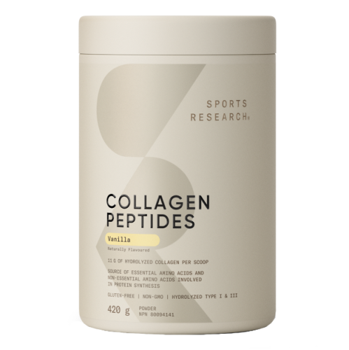 Sports Research Collagen Peptides Vanilla Bean, 420g