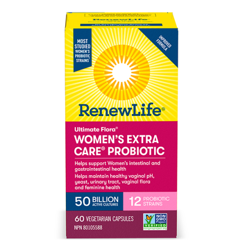 Renew Life Ultimate Flora Women's Extra Care 50B, 60 caps