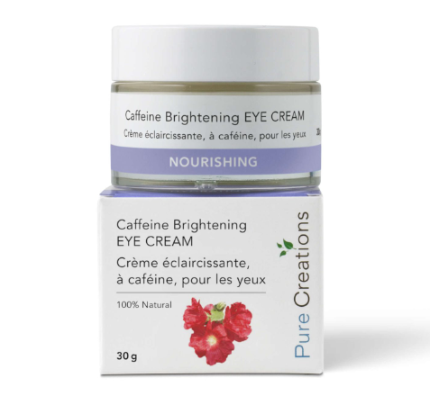 Pure Creations Nourishing, Eye Cream, Caffeine Brightening, 30g