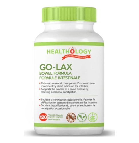 Healthology Go-Lax Bowel Formula, 120 Capsules