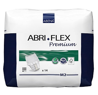  Abena Abri-Flex U/Wear Premium M2 Heavy Abs Medium, 14's