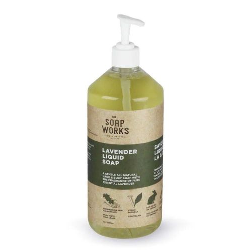 Soap Works Lavender Liquid Soap, 1L