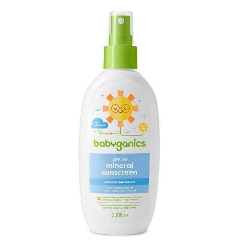 Babyganics SPF50 Sunscreen Spray, 177ml