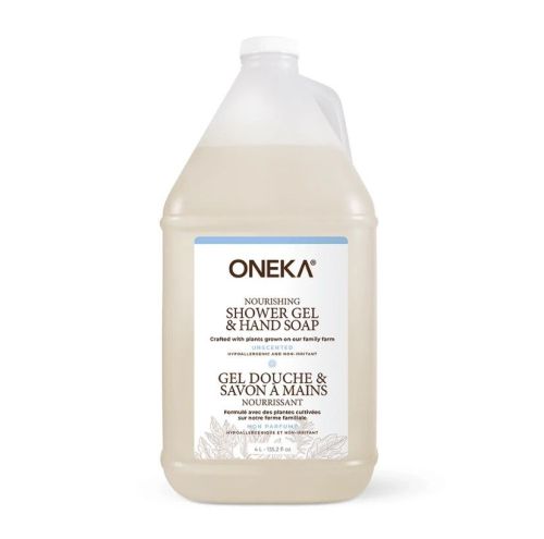 Oneka Shower Gel (Body Wash), Unscented, 4L