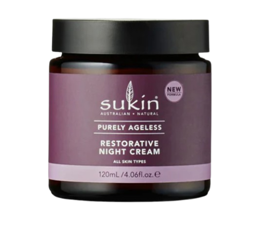 Sukin Purely Ageless Restorative Night Cream, 120 mL