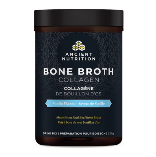 Ancient Nutrition Bone Broth Collagen Protein - Vanilla, 321g