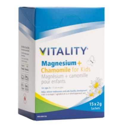 Vitality Magnesium+Chamomile For Kids-Bo, 15 x 2g