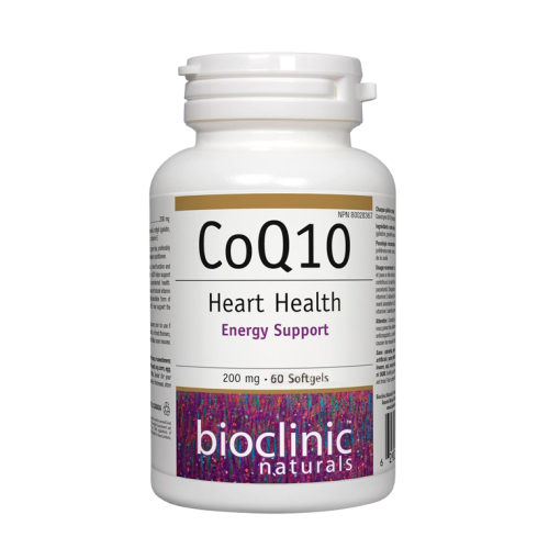 Bioclinic Naturals CoQ10 · 200 mg, 60 Softgels