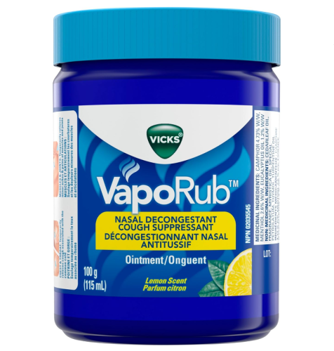 Vicks Vaporub Lemon Jar, 115ml