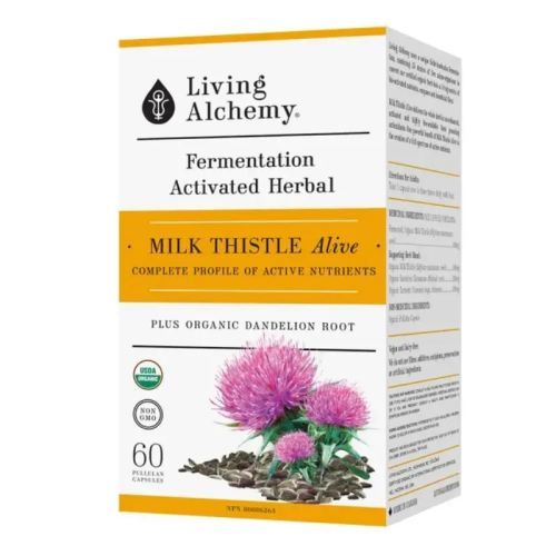 Living Alchemy Milk Thistle Alive, 60 caps