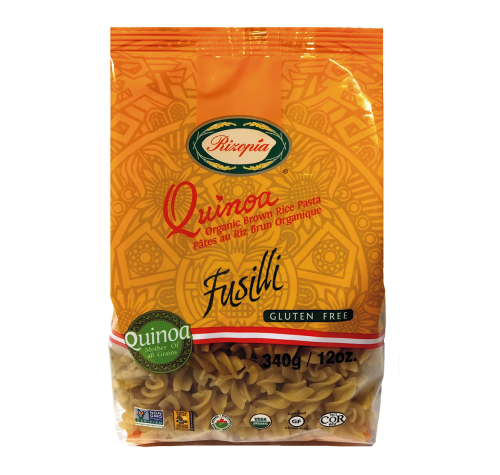 Rizopia Org Quinoa Brown Rice Fusilli, 340g