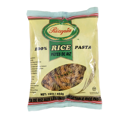Rizopia Vegetable Rice Fusilli, 454g