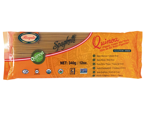 Rizopia Org Quinoa Brown Rice Spaghetti, 340g