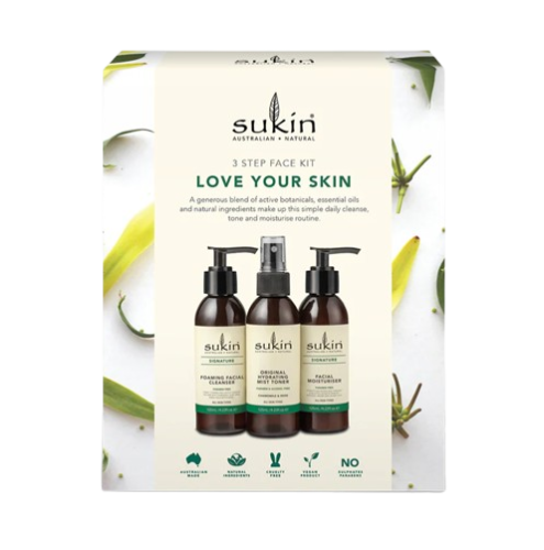 Sukin 3 Step Face Kit - Love Your Skin, 3/125 mL