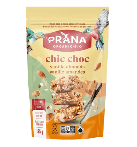 Prana Chic Choc, Vanilla Almond, Organic (gluten-free), 8/125g