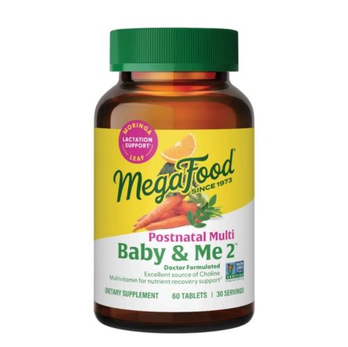 MegaFood Baby and Me 2 Postnatal Multi, 60 tabs