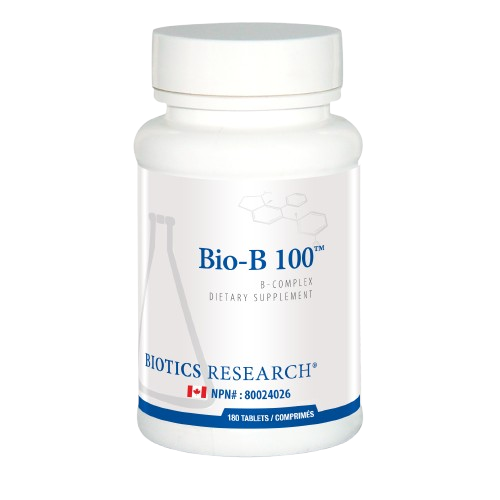 Biotics Research Bio-B-100 (NON YEAST DERIVED), 180 tablets